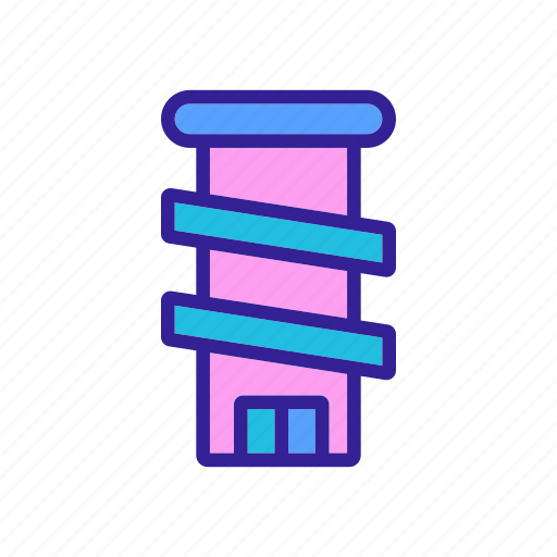 Abstract, building, city, contour, futuristic, map icon - Download on Iconfinder