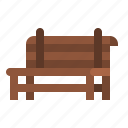 bench, city, furniture, park, seat