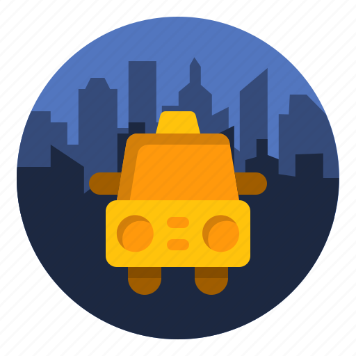 City, taxi, car, transport icon - Download on Iconfinder