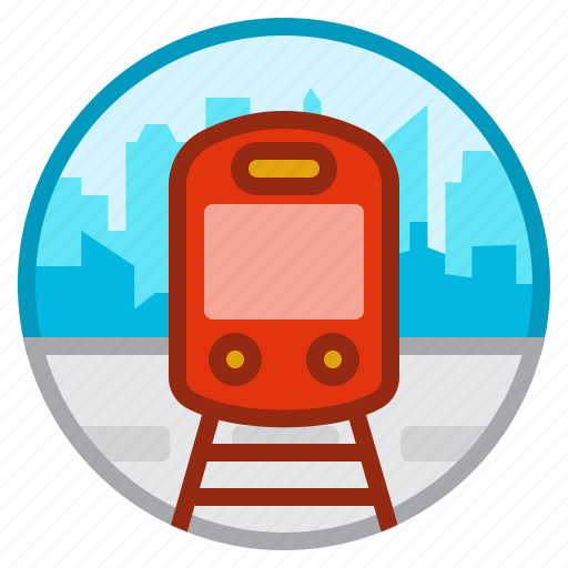 Train, city, railway, travel, metro, transport, subway icon - Download on Iconfinder