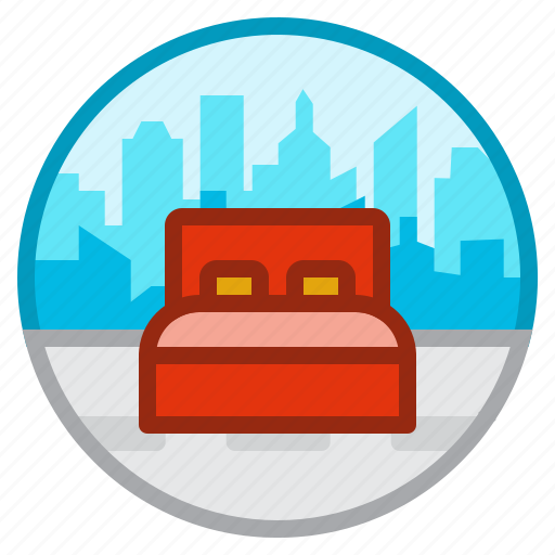 City, bed, travel, hotel icon - Download on Iconfinder