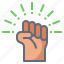 fist, protest, empowerment, rights, activist 