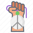 pacifism, peace, day, sign, human, rights