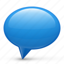 bubble, chat, comment, message, speech, talk 