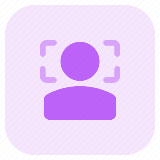 Single, user, face, recognition, classic, frame icon - Download on Iconfinder