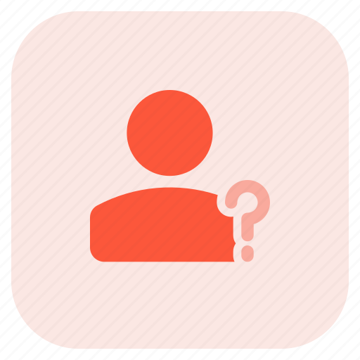 Single, user, question, mark, classic, support icon - Download on Iconfinder