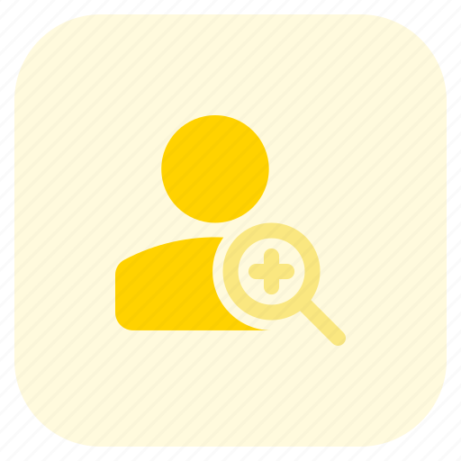 Single, user, zoom, in, classic, magnifier icon - Download on Iconfinder