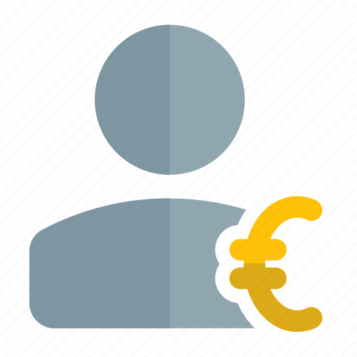 Money, classic, euro, single user icon - Download on Iconfinder