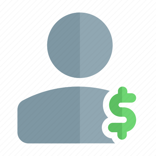 Money, classic, single user, dollar icon - Download on Iconfinder