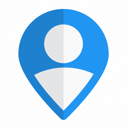 Nearby, classic, location, pin, single user icon - Download on Iconfinder