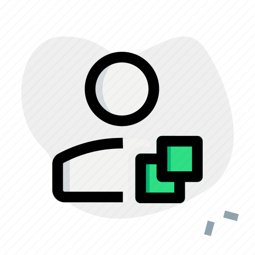 Copy, classic, duplicate, single user icon - Download on Iconfinder
