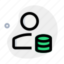 database, single user, stack, server