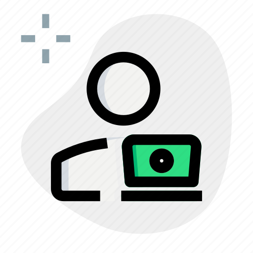 Laptop, computer, single user, gadget icon - Download on Iconfinder
