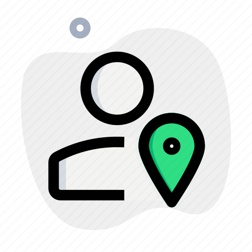 Location, pin, marker, single user icon - Download on Iconfinder