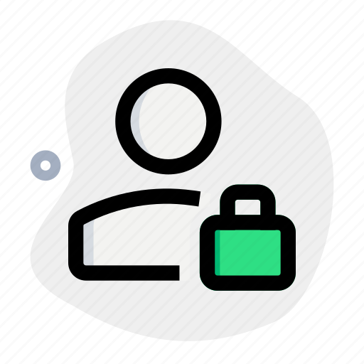 Lock, padlock, single user, secure icon - Download on Iconfinder