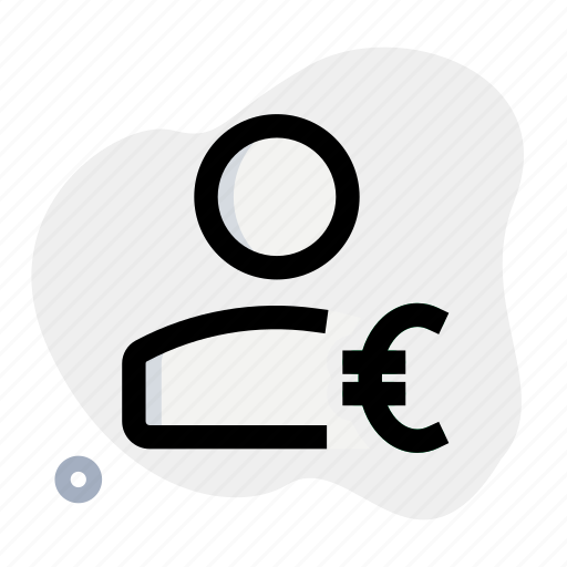 Money, classic, euro, currency, single user icon - Download on Iconfinder