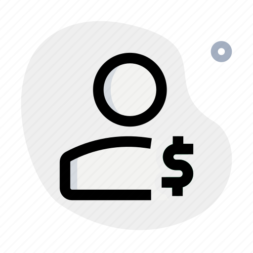 Money, currency, dollar, single user icon - Download on Iconfinder