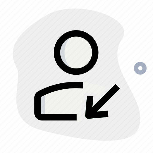 Move, classic, arrow, single user icon - Download on Iconfinder