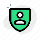 shield, single, user, security