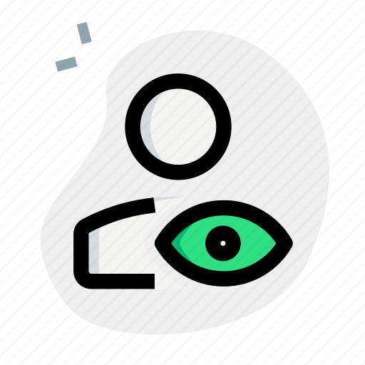 View, single user, eye, visible icon - Download on Iconfinder