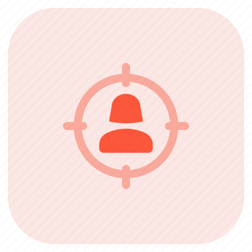 Single, woman, user, target icon - Download on Iconfinder