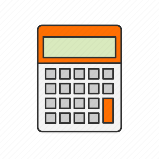 Accounting, calcu, calculator, math, mathematics, office supply, school study icon - Download on Iconfinder