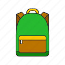 classroom, education, backpack, bag, knapsack, travel