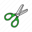 cut, equipment, office supply, school supply, scissor, tool, trim