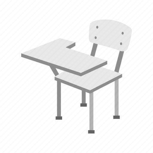 Arm chair, chair, desk, education, furniture, school chair, school supply icon - Download on Iconfinder