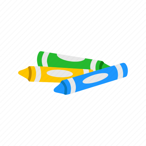 Color, crayon, draw, education, kid materials, school supply icon - Download on Iconfinder