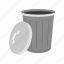 bin, delete, garbage can, remove, trash, trash can 