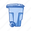 bin, can, delete, garbage, remove, trash, trash can 