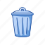 bin, delete, education, garbage can, remove, trash, trash can 