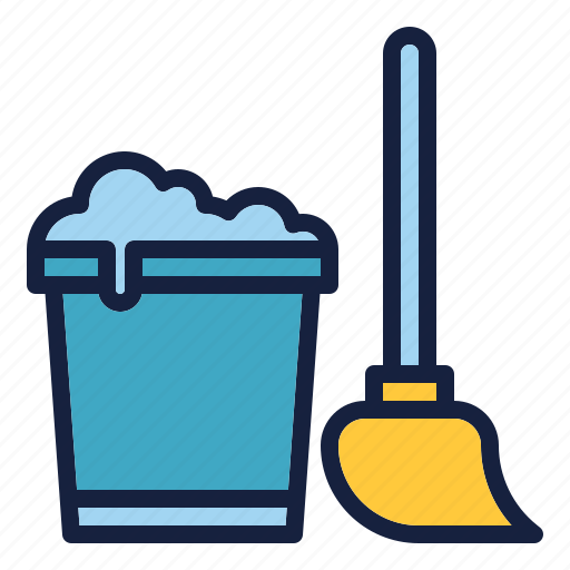 Clean, cleaning, cleanliness, hygiene, mop icon - Download on Iconfinder
