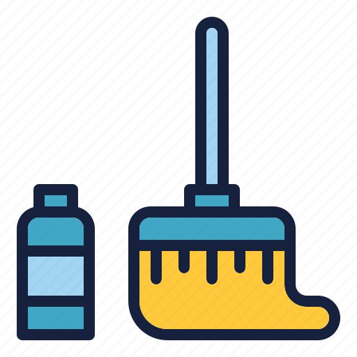 Clean, cleaning, cleanliness, hygiene, mop, soap icon - Download on Iconfinder