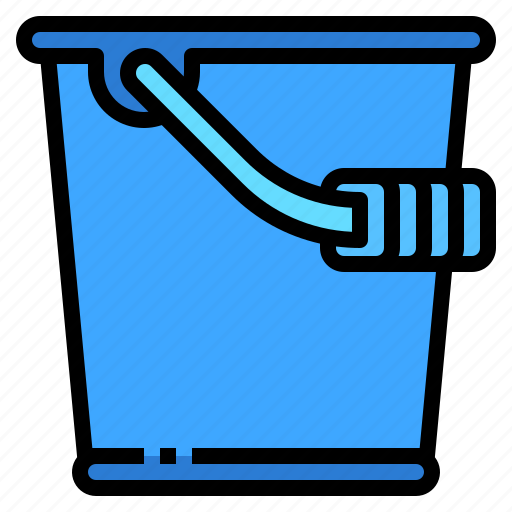 Bucket, cleaning, housekeeping icon - Download on Iconfinder