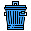 bin, can, garbage, trash