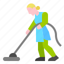 broom, bucket, housekeeping, mop
