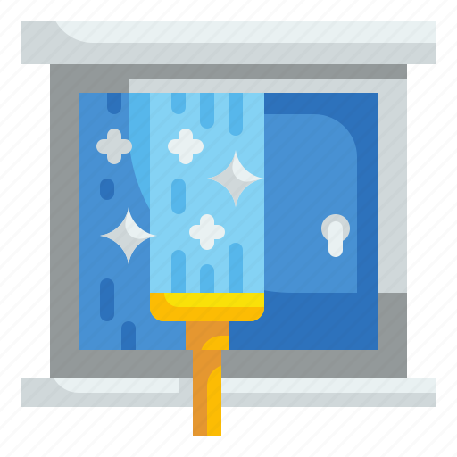 Cleaning, glass, housework, mirror, miscellaneous, washing, wiper icon - Download on Iconfinder
