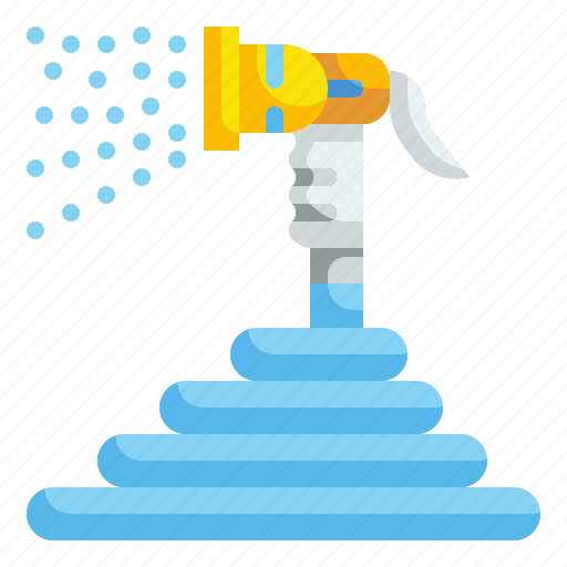 Cleaning, garden, hose, hosepipe, water, watering, yard icon - Download on Iconfinder