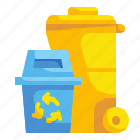 bin, dustbin, garbage, junk, remove, rubbish, trash 
