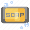 cleaning, hygienic, soap, sponge, wiping 