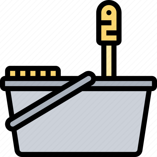 Bucket, water, mopping, hygiene, equipment icon - Download on Iconfinder