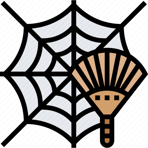 Cobweb, broom, housework, dirty, duster icon - Download on Iconfinder