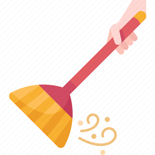 Sweeping, floor, broom, housework, housekeeping icon - Download on Iconfinder