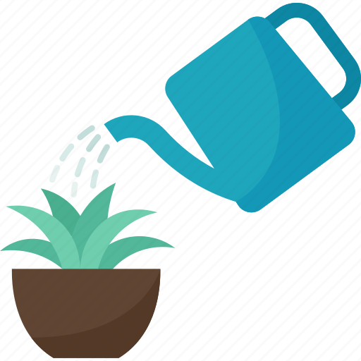 Watering, plant, pot, care, hobby icon - Download on Iconfinder