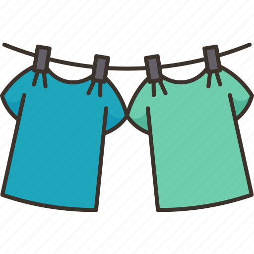 Clothes, dry, laundry, clean, hanging icon - Download on Iconfinder