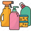 household, cleaning, product, housework, supplies