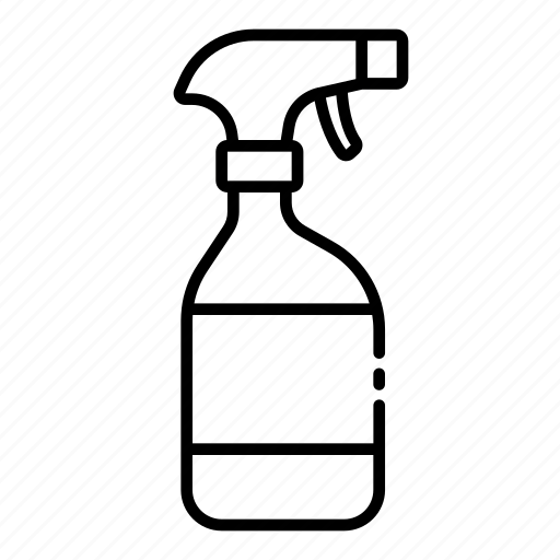 Spray, bottle, household, housekeeping, clean, hygiene, cleaning icon - Download on Iconfinder