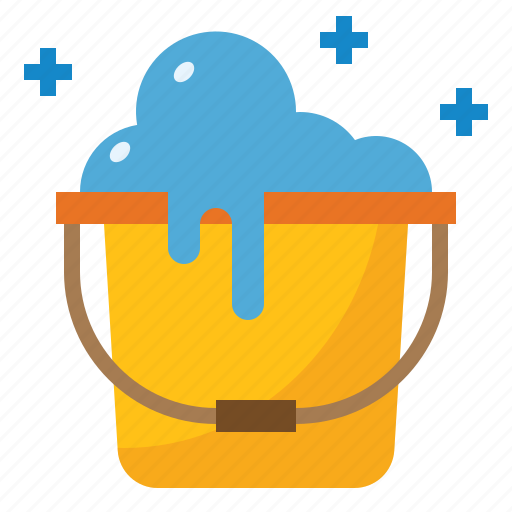 Bucket, cleaning, housekeeping, washing, water icon - Download on Iconfinder